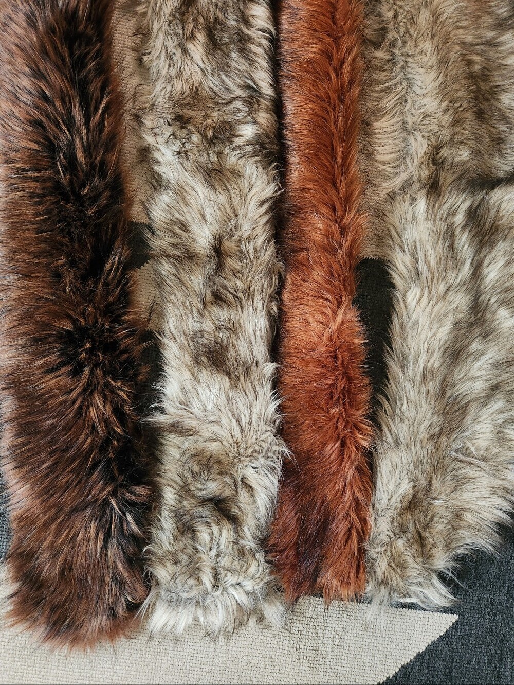 Lot of Faux Fur Scarves